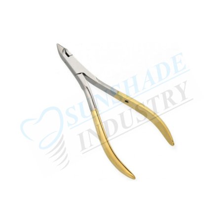 Cuticle Nipper Double Action Half Gold Plated – Premium Professional Beauty Instrument